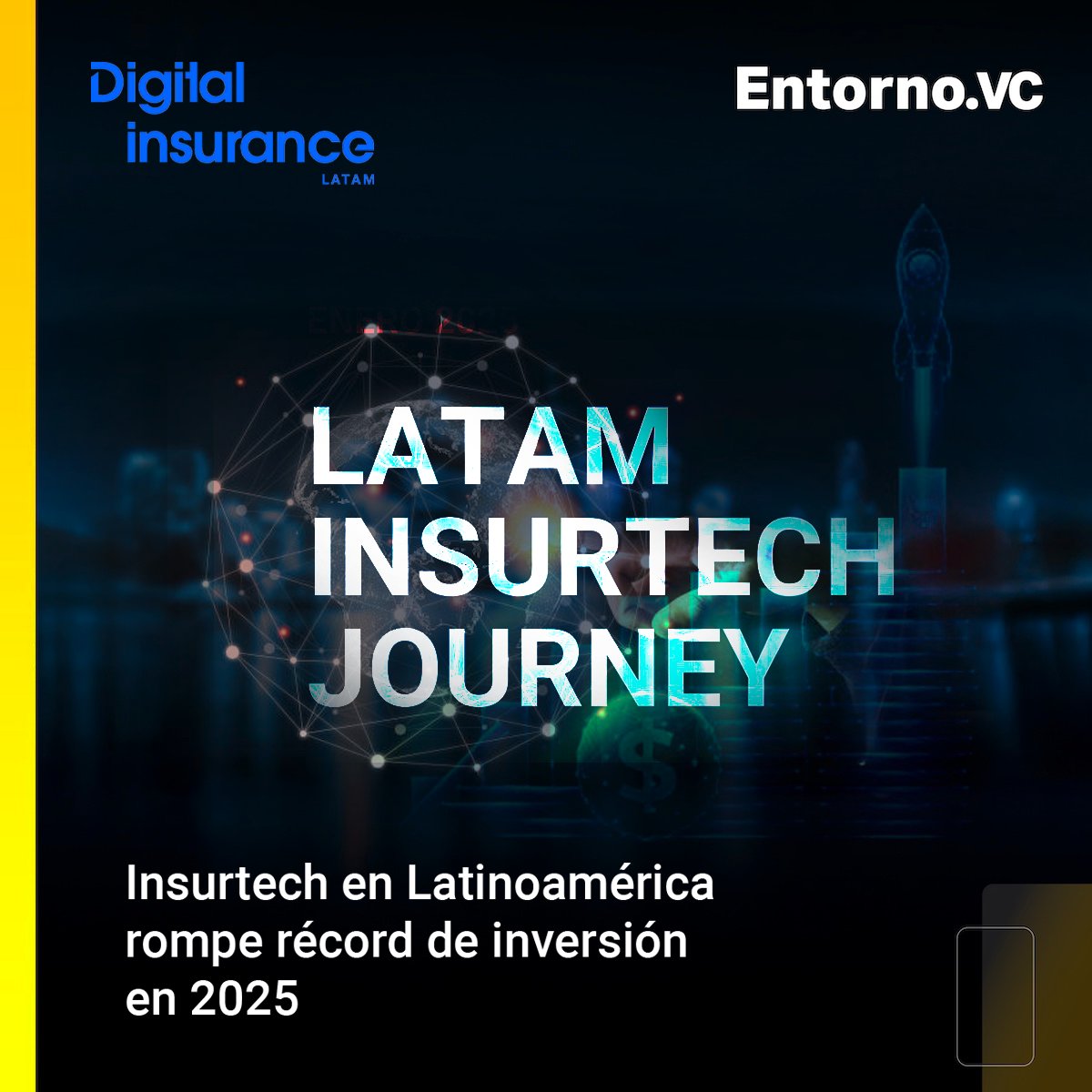 🚀 Según el Latam Insurtech Journey de Digital Insurance Latam y <a href="/MAPFRE/">MAPFRE</a>, la financiación insurtech en LatAm llegó a $121M en 1S 2025 (+370%). Brasil lidera, seguido por Colombia, Perú y México.
👉 Lee más: entorno.vc/insurtech-en-l…

#Insurtech #LatAm #Innovacion #Startups