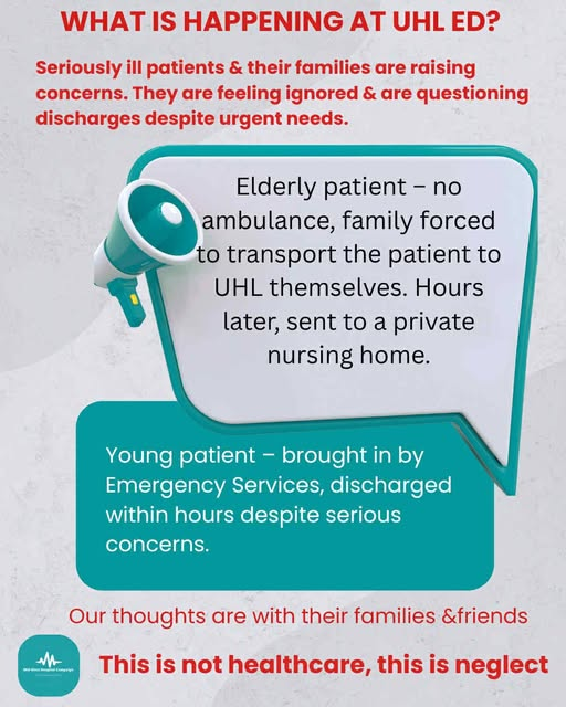 𝗪𝗵𝗼 𝗶𝘀 𝗿𝗲𝘀𝗽𝗼𝗻𝘀𝗶𝗯𝗹𝗲 𝗳𝗼𝗿 𝗾𝘂𝗲𝘀𝘁𝗶𝗼𝗻𝗮𝗯𝗹𝗲 𝗱𝗲𝗰𝗶𝘀𝗶𝗼𝗻 𝗺𝗮𝗸𝗶𝗻𝗴 𝗶𝗻 #𝗨𝗛𝗟 𝗶𝗻 𝗿𝗲𝗰𝗲𝗻𝘁 𝘄𝗲𝗲𝗸𝘀?
𝗡𝗼 𝗳𝗼𝗹𝗹𝗼𝘄 𝘂𝗽 𝗼𝗿 𝗮𝗰𝗰𝗼𝘂𝗻𝘁𝗮𝗯𝗶𝗹𝗶𝘁𝘆 𝗳𝗼𝗿 𝗼𝘂𝘁𝗰𝗼𝗺𝗲𝘀 𝗳𝗼𝗹𝗹𝗼𝘄𝗶𝗻𝗴 𝗱𝗶𝘀𝗰𝗵𝗮𝗿𝗴𝗲 𝗳𝗿𝗼𝗺 #𝗨𝗛𝗟?
💔