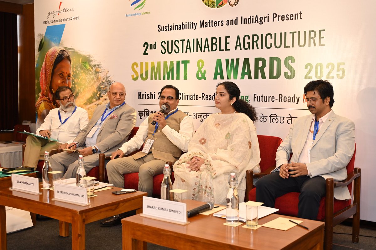 We extend our heartfelt appreciation to <a href="/HURL_INDIA/">Hindustan Urvarak & Rasayan Limited</a> for supporting the 2nd sustainable agriculture Summit &amp; Awards 2025 and championing innovations that keep our soil rich, our land thriving, and our future secure.

#AgriSummit2025