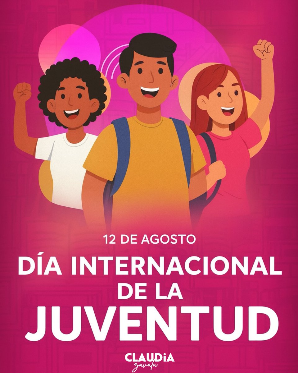 CZavalaP's tweet photo. Este día me gustaría recordar que las juventudes son motor de cambio y guardianas de nuestra democracia.

Su energía, ideas y compromiso abren camino hacia un futuro más justo e inclusivo.

Sigamos impulsando su participación y el pleno ejercicio de sus derechos. https://t.co/qX7M8ktwCa