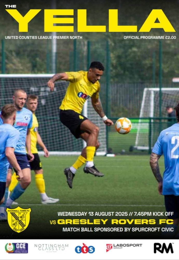 In tomorrow's <a href="/HucknallTownFc/">Hucknall Town Football Club</a> v <a href="/GresleyRovers/">Gresley Rovers</a> programme, we have exclusive interviews with keeper <a href="/EcclesAlfie/">Alfie Smith-Eccles</a> and Hucknall Town legend John Coleman.

<a href="/RawsonDillon/">Dillon Rawson</a> tells us about his recipe for success.

<a href="/SurafelSurf/">S🏄🏾‍♂️</a> and <a href="/SamSims24/">Sam Sims</a>
go head to head in the football quiz.

£2!!!!!