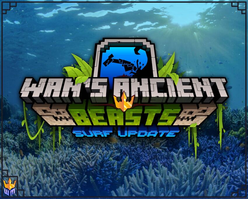 _WanMine's tweet photo. WAB - SURF UPDATE now also on @Modrinth!
π Download now: https://t.co/ODRcRpab5C
π¨ Logo by @MrBrose_
π¦ 1M+ downloads in total β thank you all!
Join the ride, explore the wild π¦
#Minecraft #DINO #MinecraftMods #Modrinth #Blockbench #mcdino #dinomod #CurseForge #MinecraftCreativity #MinecraftModding #ModShowcase #minecraftart #sniffer #WAB