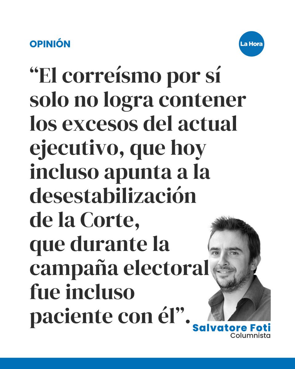 #Opinión | “Hasta podríamos decir que el correísmo hoy se encuentra en su momento más débil y va perdiendo confianza entre muchos de sus seguidores”, comenta Salvatore Foti.

¿Qué opinas de su reflexión? 🤔 Lee la columna completa 👉🏻 lhra.ec/w1hZmXJ