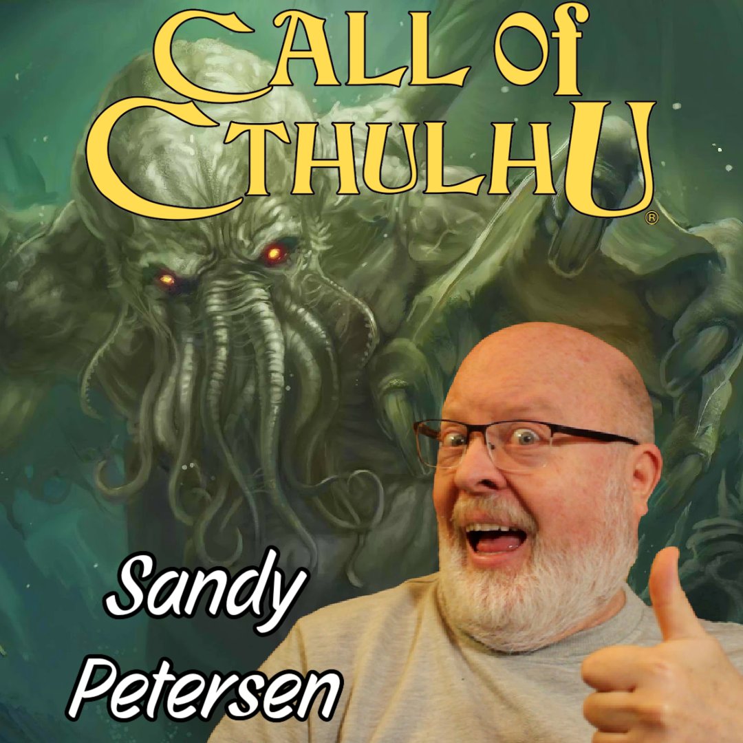 Look out for our upcoming interview with Call of Cthulhu legend Sandy Petersen in issue #12 of Mad Scribe Magazine (coming this October)