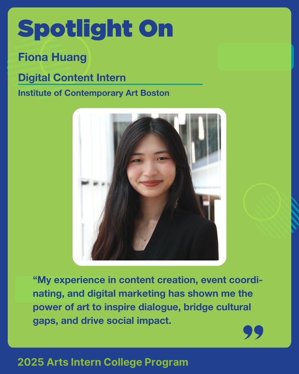 StudioInst's tweet photo. 🚀 NEXT SPOTLIGHT DROP! Meet the latest Arts Intern college students turning creative passion into professional power. Innovation + opportunity = career magic! ✨ #ArtsIntern #CreativeCareers https://t.co/QyqfA7Mip1