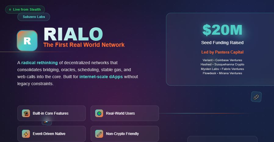 SnaksBlacks's tweet image. ⚛️ RIALO: Where quantum computing meets blockchain reality

🌐 Neural web bridge technology  
⚡ Holographic VM processing
🚀 Hyperspace deployment ready
The future isn&apos;t coming. It&apos;s already here.
$20M • Built by tomorrow&apos;s architects
@RialoHQ  #QuantumWeb #FutureOfBlockchain