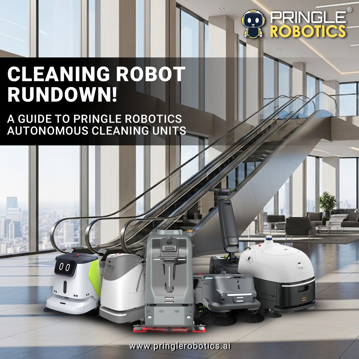 PringleRobotics's tweet image. Need a quick reference guide to the different autonomous floor cleaning units offered by Pringle Robotics? Look no further!

#Pringlerobotics #automatedcleaning #floorcleaning #robotsrundown #knowyourbot #effortlesscleaning