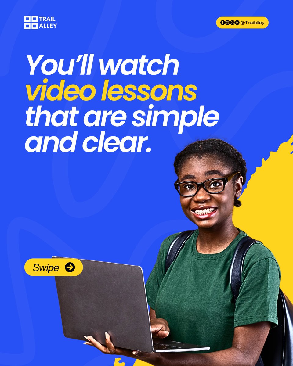 trailalley's tweet image. Ever seen a tech course &amp;amp; thought, “This no be for me”? 🤔

Good news—you don’t need any experience to start.

Trail Alley’s beginner-friendly courses are launching soon.

Follow us &amp;amp; be first to know when registration opens.

#TrailAlley #TechForBeginners #ibomair
