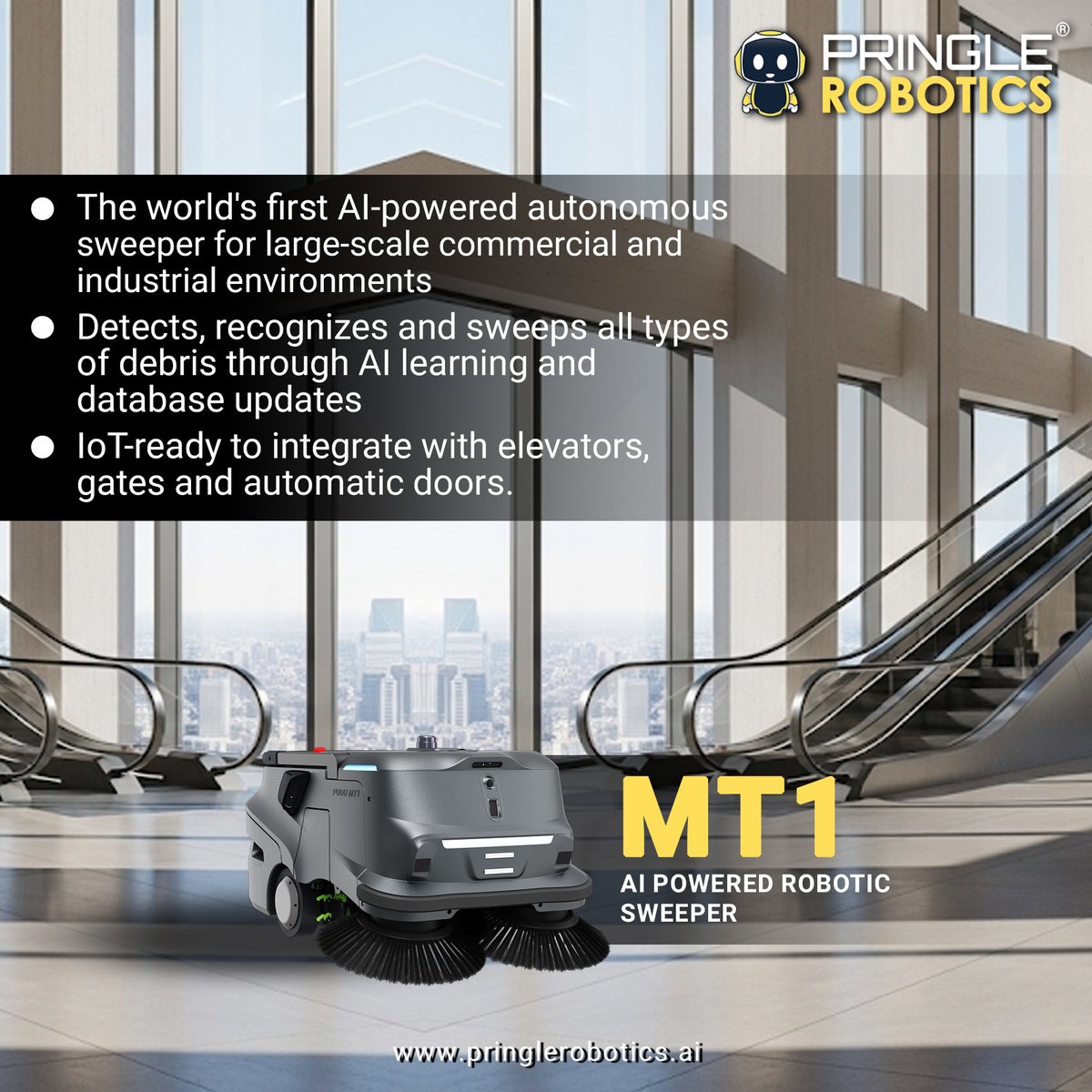 PringleRobotics's tweet image. Need a quick reference guide to the different autonomous floor cleaning units offered by Pringle Robotics? Look no further!

#Pringlerobotics #automatedcleaning #floorcleaning #robotsrundown #knowyourbot #effortlesscleaning