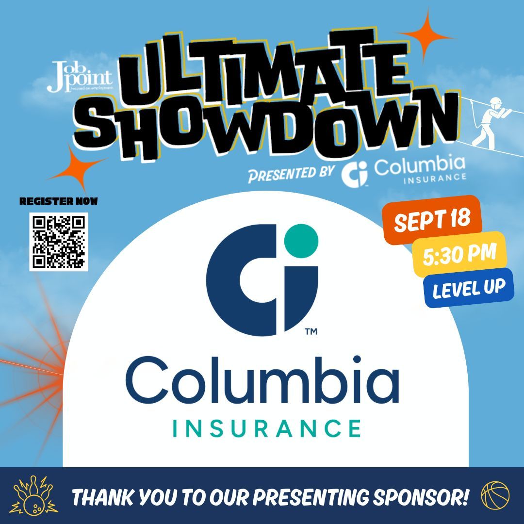 We are so beyond grateful for this year's presenting sponsor, Columbia Insurance! They eagerly hopped on board to help make this event happen! Maybe this'll be their year as Ultimate Champion? Either way, thanks for your support of our mission!