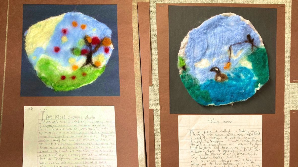 One of the most viewed stories of the 2024/25 school year was Taan’s Moon: Exploring Art, Culture and Science: 🧶🌕 Art, culture and science came together in a felted moon project inspired by Taan’s Moon. Through creative expression, students reflected on the land, the seasons