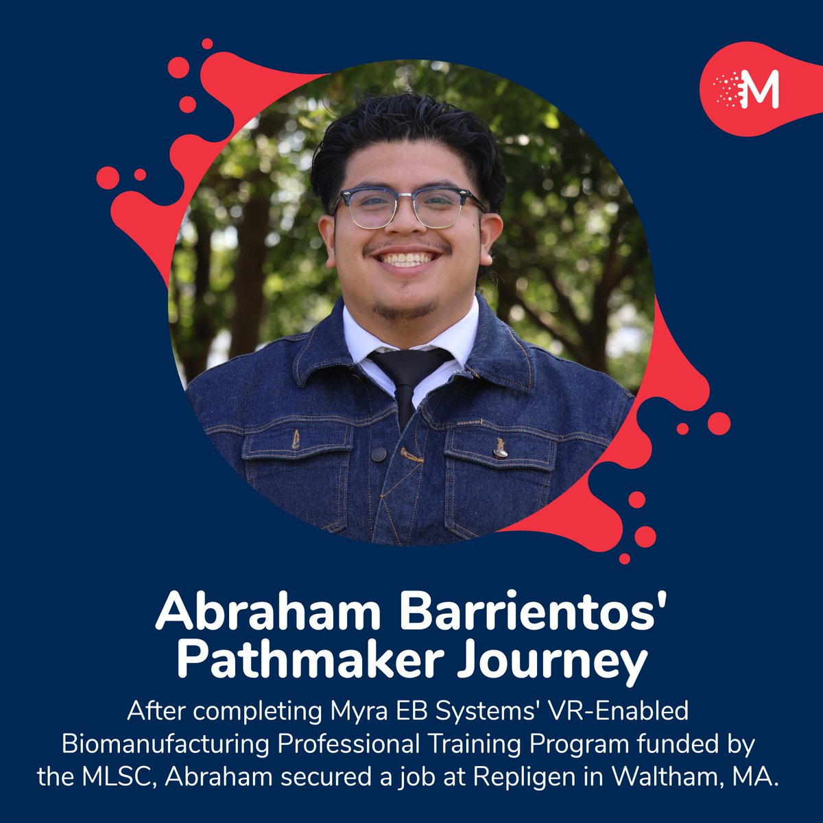 MALifeSciences's tweet photo. "It really showed how Pathmaker brings people together from all walks of life toward a common goal."

From automotive technician to biotech professional, read more about Abraham Barrientos’ Pathmaker journey.

🔗 https://t.co/fe8fNfY8Qn https://t.co/SScP93NCQ7