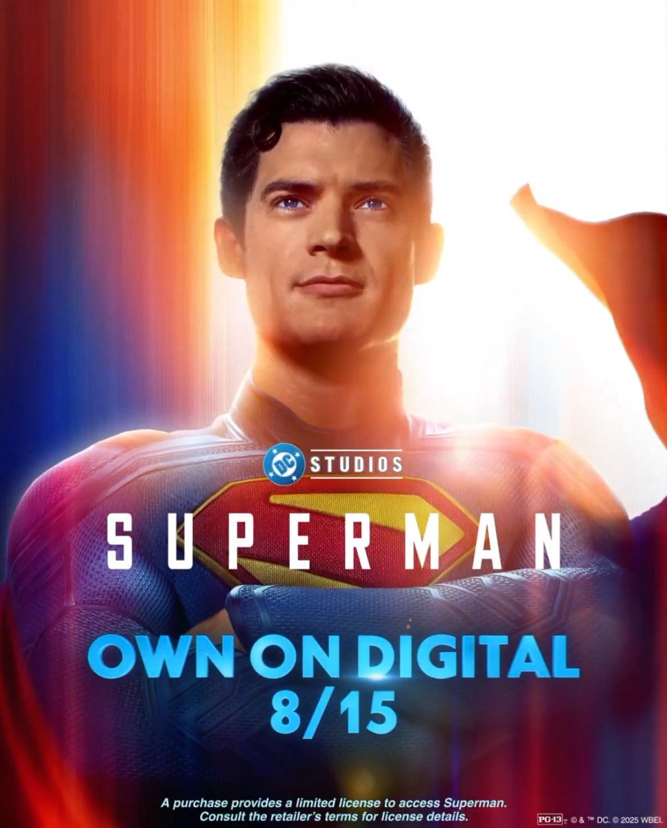 chilling_moot's tweet image. By August 10th, #Superman grossed $579.2M

Fifth Monday - $950K to $1M

Due to underperformance, #DCU Superman is releasing on digital in 3 days
