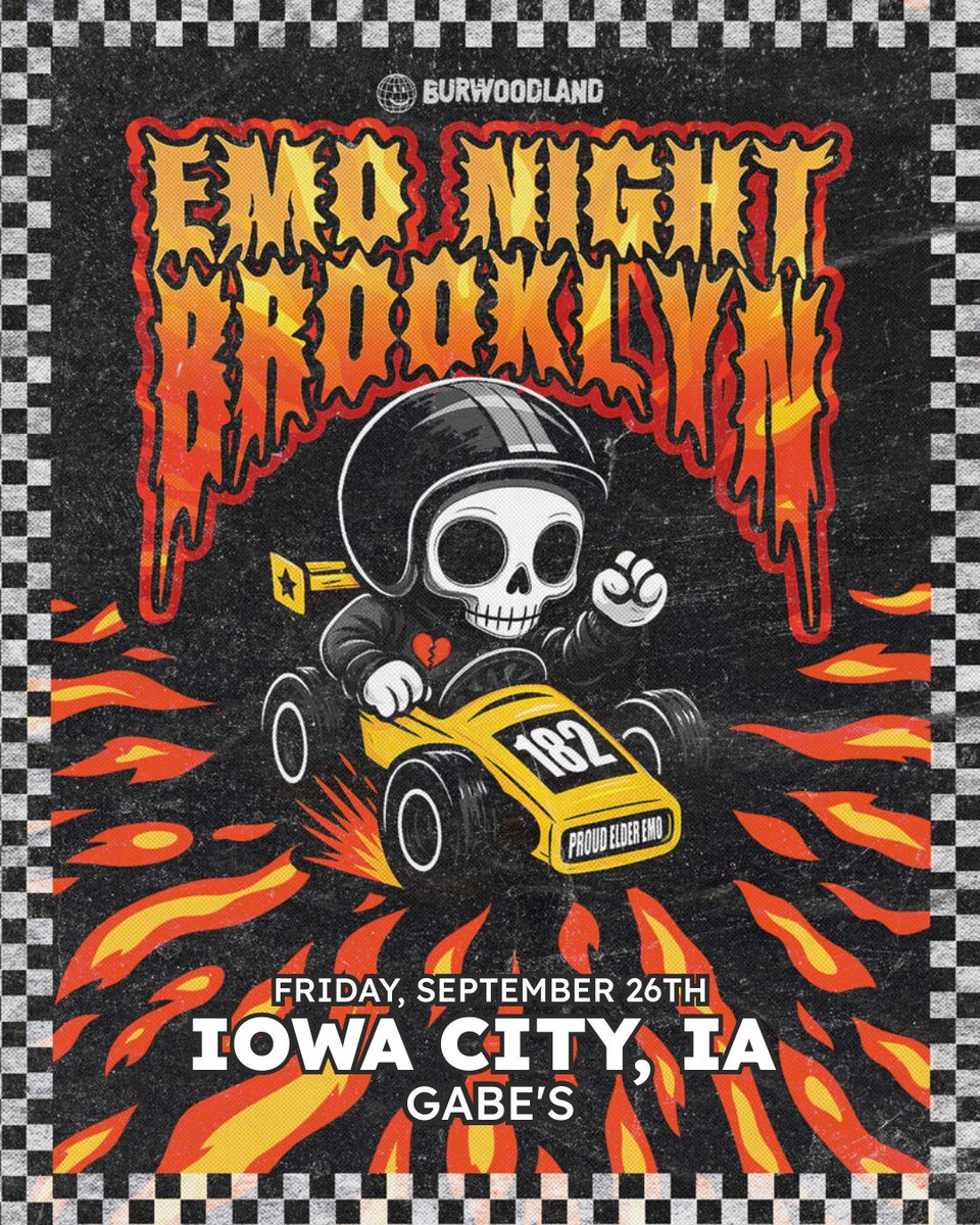 kickstandshows's tweet photo. 💥 JUST ANNOUNCED 💥
@EmoNight_BK at @IowaCityGabes
📆 FRI., SEPTEMBER 26
🎟 ON SALE NOW
🔗 https://t.co/idvhyRIjO2 https://t.co/gDCQa0V1af