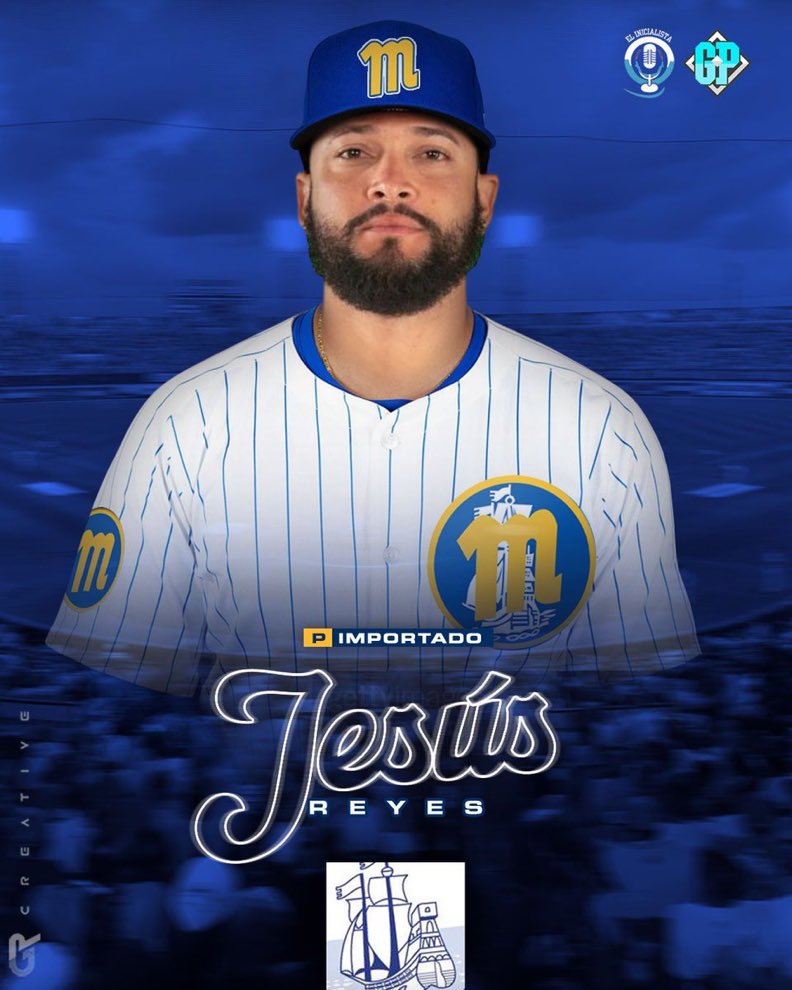 El lanzador Jesús Reyes jugará con #Magallanes la temporada 2025-2026 de la #LVBP. 

Presentado por Apuestas Royal,Juega  y cobra a millón, con los pagos automatizados de apuestasroyal.com

#ApuestasRoyal #RuletaRoyal