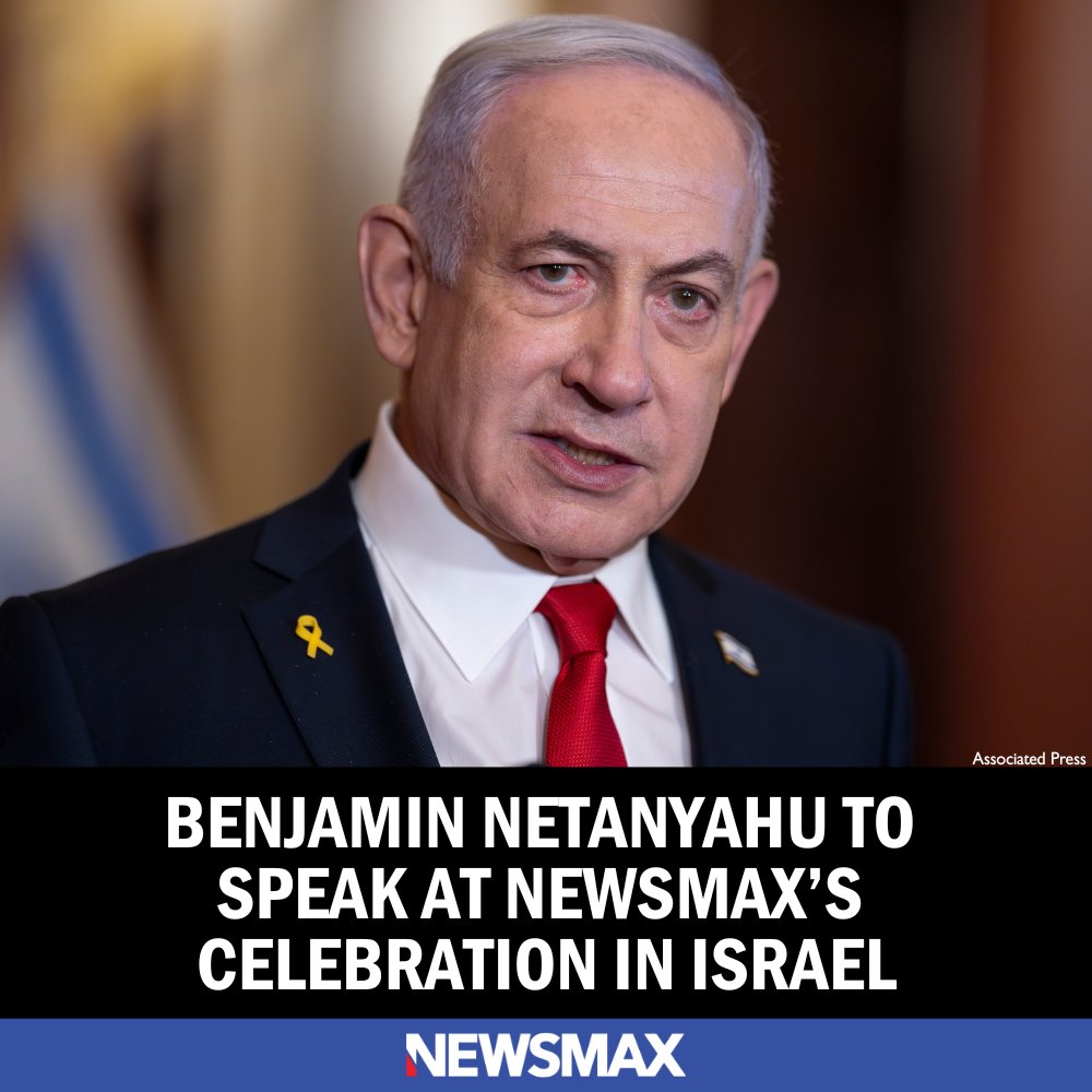 Israeli PM Benjamin Netanyahu will speak at NEWSMAX's celebration in Israel this Wednesday, which brings together political, business, and media leaders to honor the enduring friendship and shared democratic values between the United States and Israel.

Watch the speech LIVE