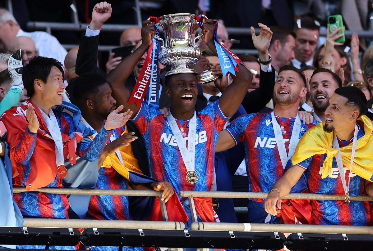 palarsebald's tweet photo. Marc Guéhi’s last 2 games for Palace.

The FA Cup Final and the Community Shield.

What a way to go out. 

Thanks Skipper.

🫡 https://t.co/PB36pnWcf3