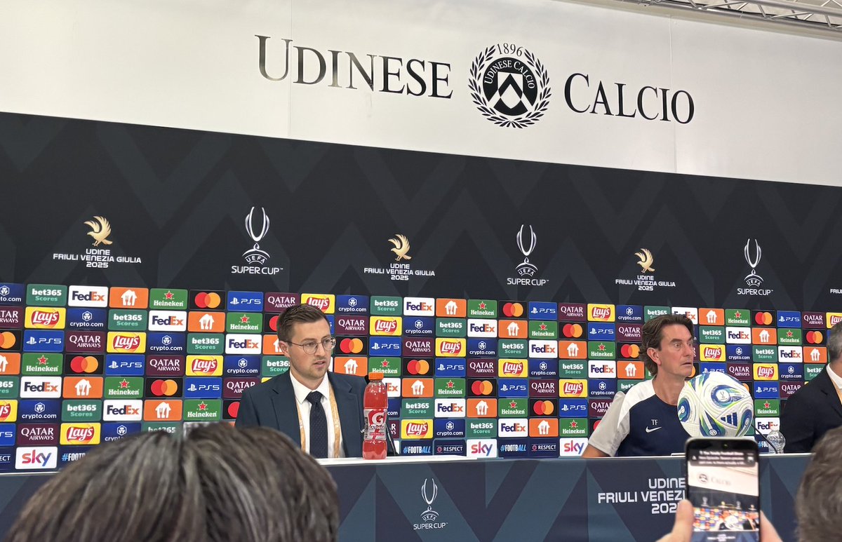 Jay Harris (@jaydmharris) on Twitter photo 🚨 Yves Bissouma has been dropped from Tottenham's squad to play PSG in UEFA Super Cup for disciplinary reasons
New head coach Thomas Frank says 28yo midfielder "has been late several times and this latest time was one too many."
<a href="/TheAthleticFC/">The Athletic | Football</a>
nytimes.com/athletic/65489… 🚨 Yves Bissouma has been dropped from Tottenham's squad to play PSG in UEFA Super Cup for disciplinary reasons
New head coach Thomas Frank says 28yo midfielder "has been late several times and this latest time was one too many."
<a href="/TheAthleticFC/">The Athletic | Football</a>
nytimes.com/athletic/65489…