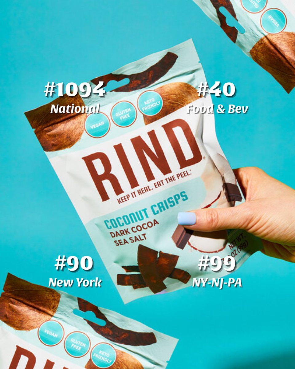 We’re feeling INC.redible! 🏆🍊 For the 2nd year in a row, RIND made the <a href="/Inc/">Inc.</a> 5000 list of America’s fastest-growing private companies!

From a small mission to fight food waste ➡️ a bold snacking movement. Thanks to our team, partners &amp; YOU 💛 

#INC5000 #KeepitRIND <a href="/inc5000/">Inc. 5000</a>