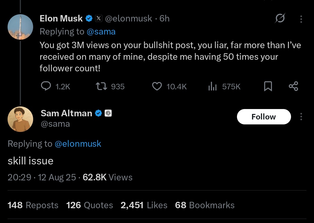 DegenCapitalLLC's tweet photo. Lmao

I'm never leaving this app

Bro dropped a skill issue to the richest man in the world

The Elon musk clapback will be fun

#SkillIssue
18k mcap

Cr7HoneiTPXZELrzxuQxThoBf3h7jNE6ro2tMS5Xpump https://t.co/HGXysAIwA4