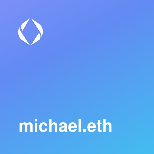 michael.eth registered for 16.61358904983736 ETH (73869.33 USD) on ENS Registrar ⬨ #ENS #Web3Names #EnsNames 

etherscan.io/tx/0xfceb6c1fc… 

🟢 Fair-launch coins. Earn 50% fees <a href="/freeedotfun/">freee.fun</a>