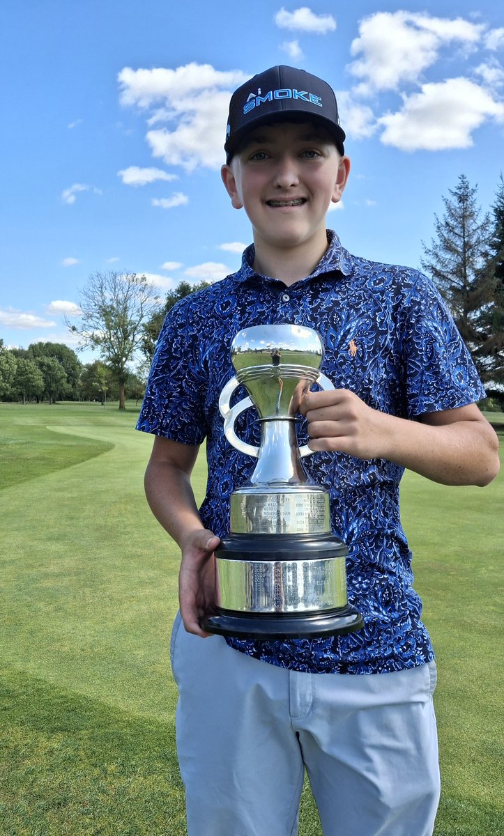 Congratulations to 2025 Nottinghamshire Boys Handicap Champion Sam Bourne (Newark GC). Sam won on countback from Ellis McGregor (Rushcliffe).