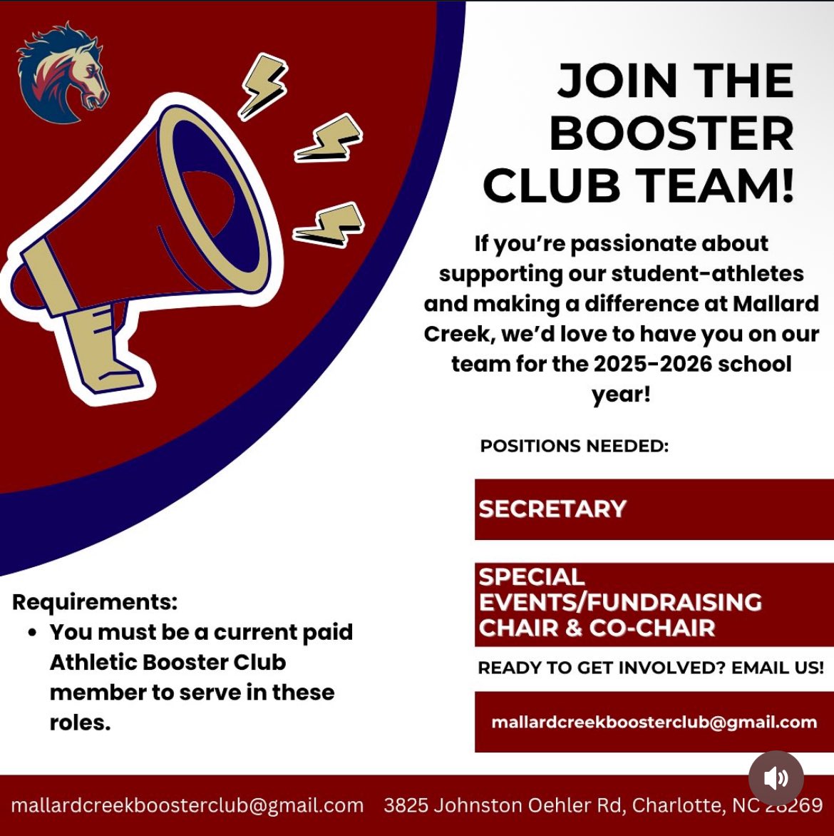 Support our Student Athletes!
Membership: Only $30
checkout.square.site/merchant/MLV1A…
✅ Show your Maverick pride
✅ Strengthen our school community
✅ Help create memorable experiences for our students
✅ Let’s show up for our teams!
💙 We are stronger together. Go Mavericks! 💙