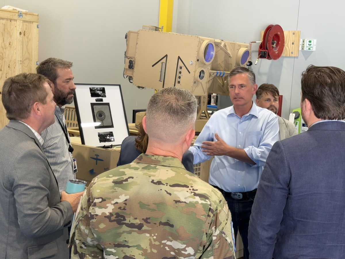 AeroVironment (@aerovironment) on Twitter photo We're meeting our nation's critical need for expanded satellite command and control capabilities with speed and scale. As we prepare to deliver the first BADGER phased array antenna to the <a href="/SpaceForceDoD/">United States Space Force</a> and transition to full-rate production, we welcomed <a href="/SenatorHeinrich/">Martin Heinrich</a> and We're meeting our nation's critical need for expanded satellite command and control capabilities with speed and scale. As we prepare to deliver the first BADGER phased array antenna to the <a href="/SpaceForceDoD/">United States Space Force</a> and transition to full-rate production, we welcomed <a href="/SenatorHeinrich/">Martin Heinrich</a> and
