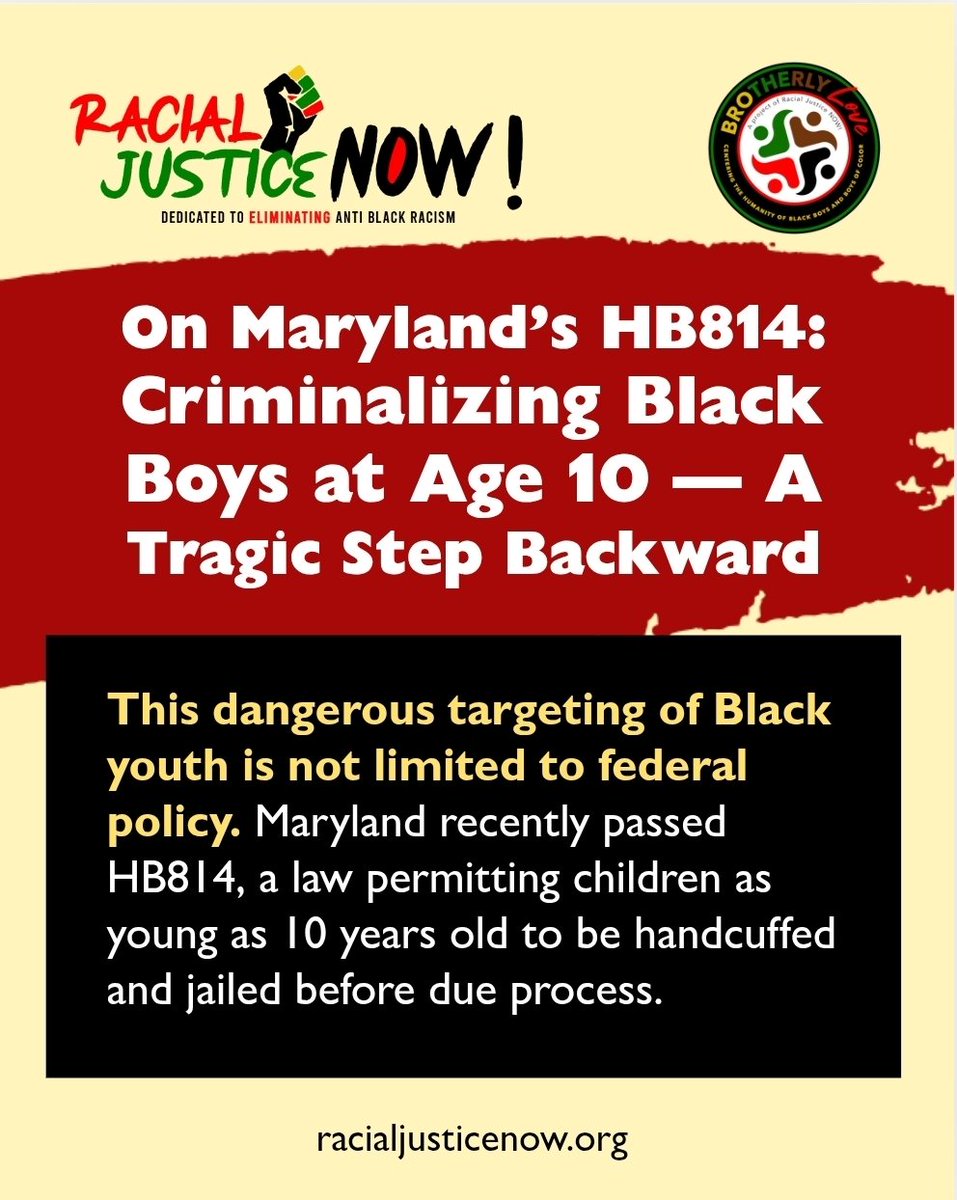 RacialJsticeNow's tweet photo. Sadly, we've been here before. 😥 

We will not sit idly by while Black youth are targeted. #LoveBlackYouth 

@AttorneyCrump @CommunityMvt @ACLU_DC @ninaturner @KillerMike @rolandsmartin @StopCopTerrorDC @jufj @DrTJC @TorraineWalker @RenyTure https://t.co/hqfLiMUrk5