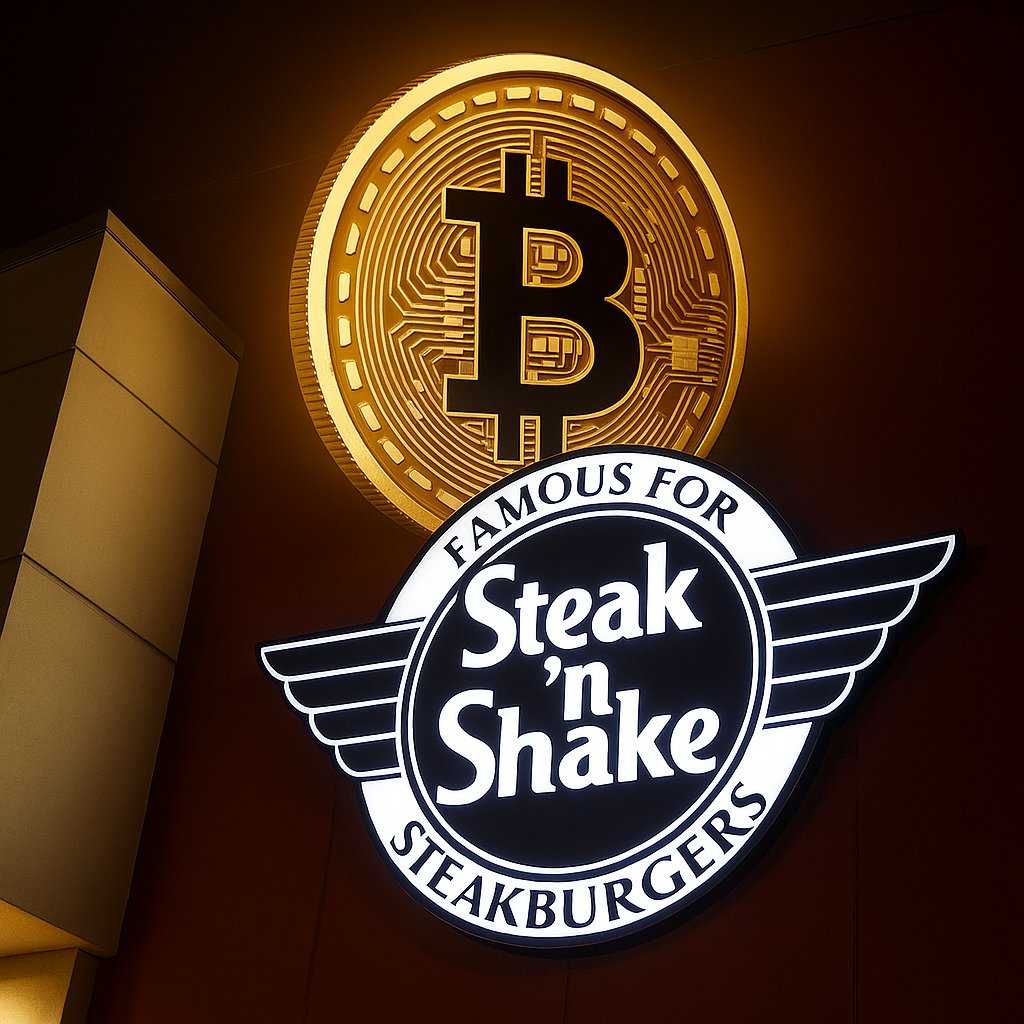 justacryptolad's tweet photo. Steak 'n Shake Credits $BTC Payments for 11% Sales Surge in Q2

The fast-food chain reported 10.7% quarter-on-quarter same-store sales growth after adopting $BTC payments in May. https://t.co/p1wnB1UVMW
