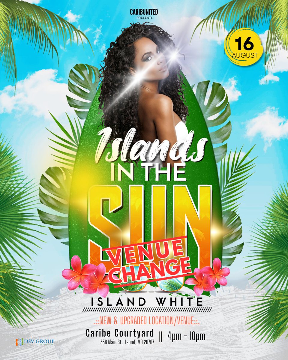 CARIBUNITED's tweet photo. This Saturday - Venue Update - Islands In The Sun https://t.co/5LGpEE8Hv1 https://t.co/exmxugUxc6