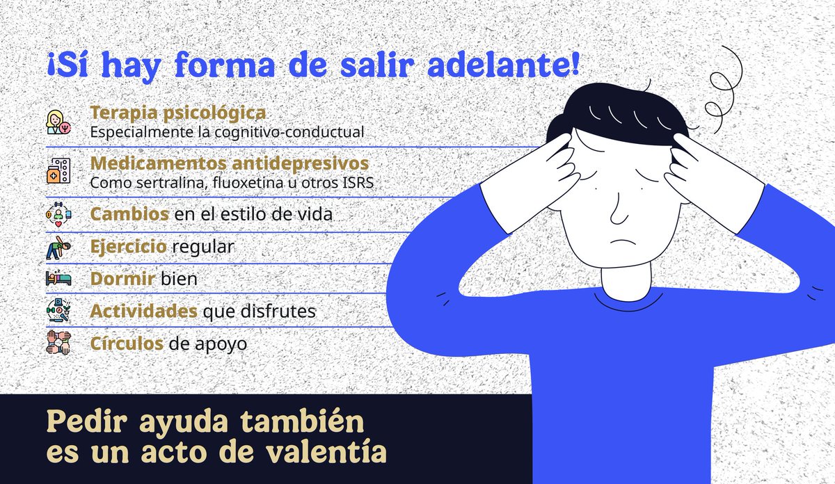IsssteZOriente's tweet photo. 😞 A veces no sabes por qué… pero todo se siente gris. 😢 La #distimia puede colarse silenciosamente tras una pérdida, una infancia difícil, mucho estrés o incluso sin razón aparente. Y ahí se queda, a veces por años, disfrazada de rutina y oculta tras una sonrisa cansada. https://t.co/74yKnND3su