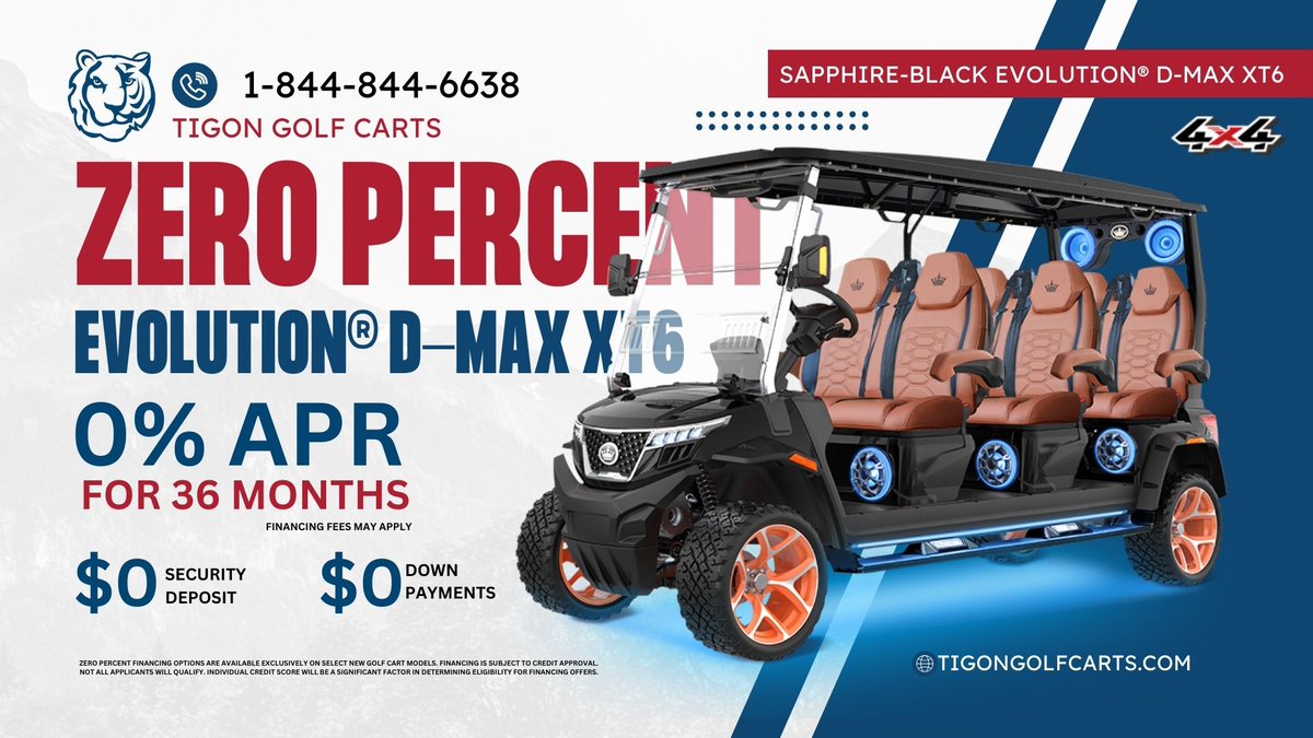 𝐒𝐀𝐏𝐏𝐇𝐈𝐑𝐄-𝐁𝐋𝐀𝐂𝐊 𝐄𝐕𝐎𝐋𝐔𝐓𝐈𝐎𝐍® 𝐃-𝐌𝐀𝐗 𝐗𝐓6 – 0% 𝐟𝐨𝐫 36 𝐌𝐨𝐧𝐭𝐡𝐬