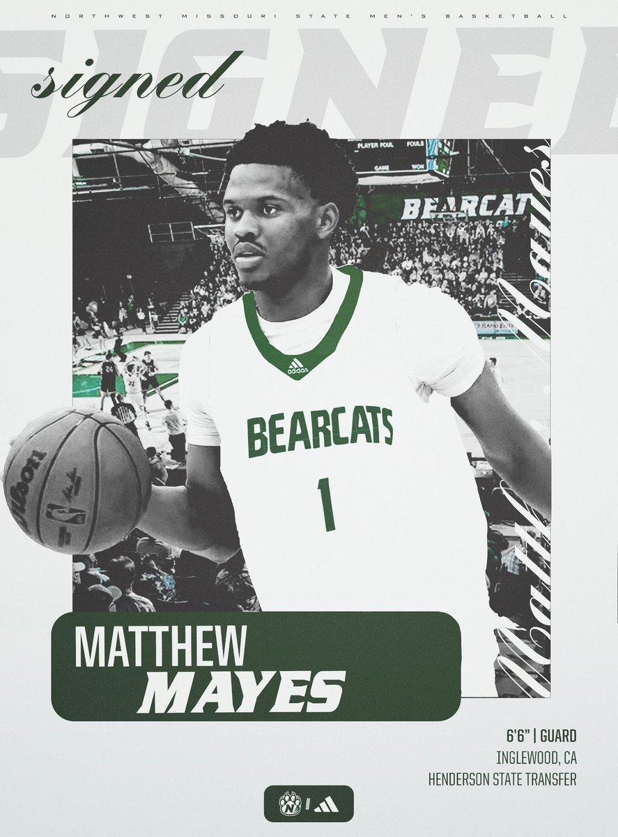 Signed 🖊️ <a href="/MatthewMayes16/">Matthew Mayes</a> 

Welcome to Maryville, Matthew! Officially a Bearcat! #PlayFast