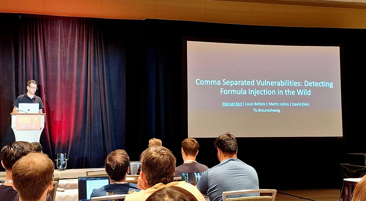 USENIX WOOT Conference on Offensive Technologies tweet media