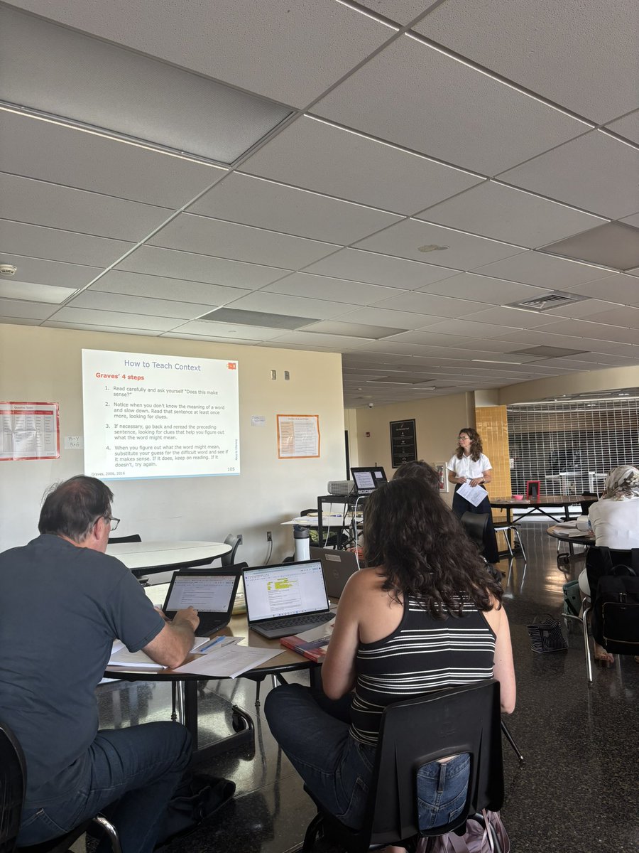Ms_OttsClass's tweet photo. I had the privilege to attend a 2 day training through @KeystoLiteracy through @BethlehemAreaSD. As a high school science teacher, vocabulary is SO important and I appreciated the discussions and opportunities to create meaningful resources for my students during the training. https://t.co/oZY300UfoG