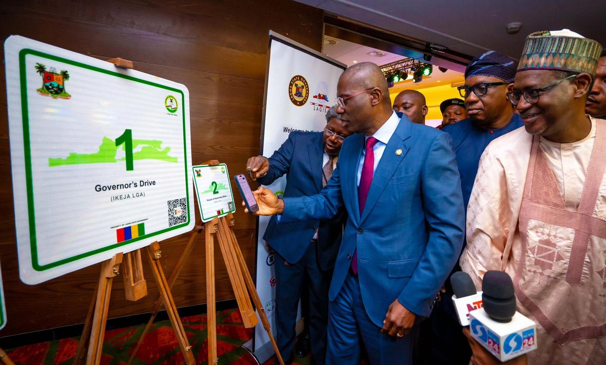 followlasg's tweet photo. LAGOS ROLLS OUT DIGITAL HOUSE NUMBERING SYSTEM 
 
•It'll revolutionise property identification, says Sanwo-Olu 
•Minister, experts reiterate commitment to unlocking economic power of land in Nigeria

https://t.co/ZoPcrGM7wW

@jidesanwoolu @drobafemihamzat @eGIS_LASG @fmhud_ng @gbenga_omo @gboyegaakosile @BarrBimbola @Mr_JAGs @Riddwane 
#AGreaterLagosRising
#LASG