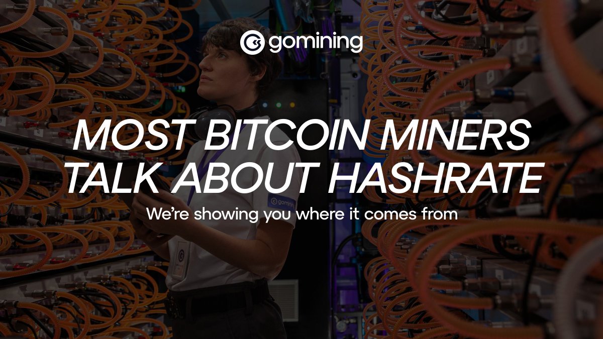 GoMining's tweet photo. Most miners love to talk about their hashrate.

Few explain where it actually comes from.

Behind every TH/s is a 24/7 operation of machines, people, and power. Without it, that number is meaningless. 🧵 https://t.co/KdD9rS4k1e