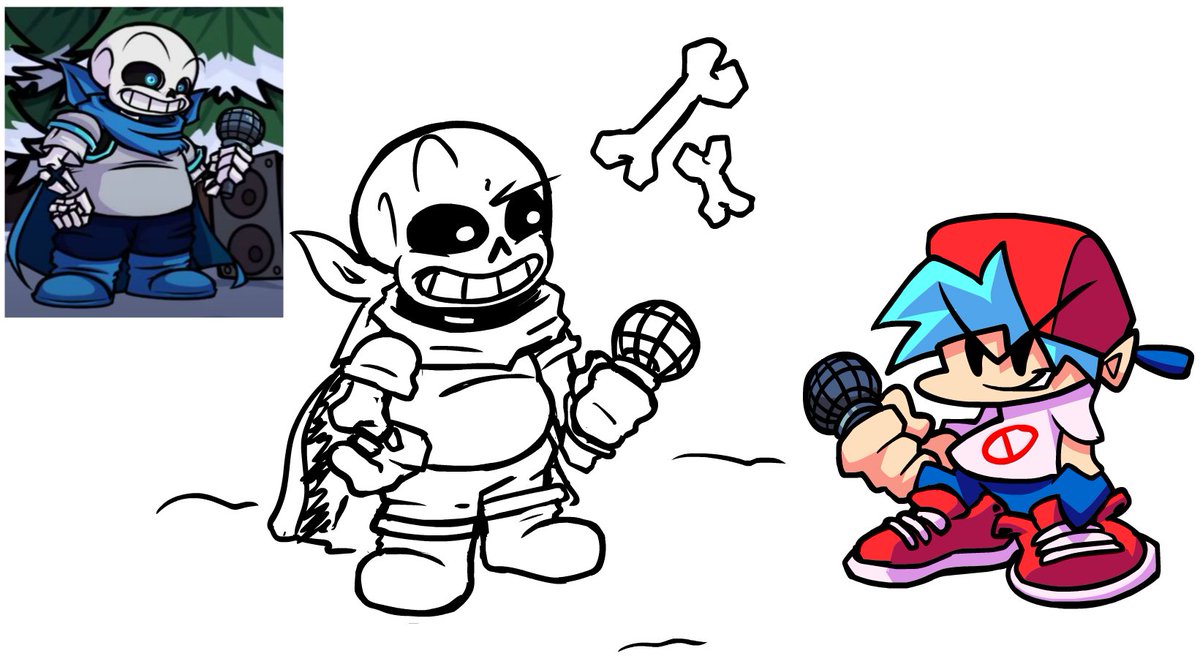 bone  #fnf #undertale #undertaleAU #underswap #SANS
