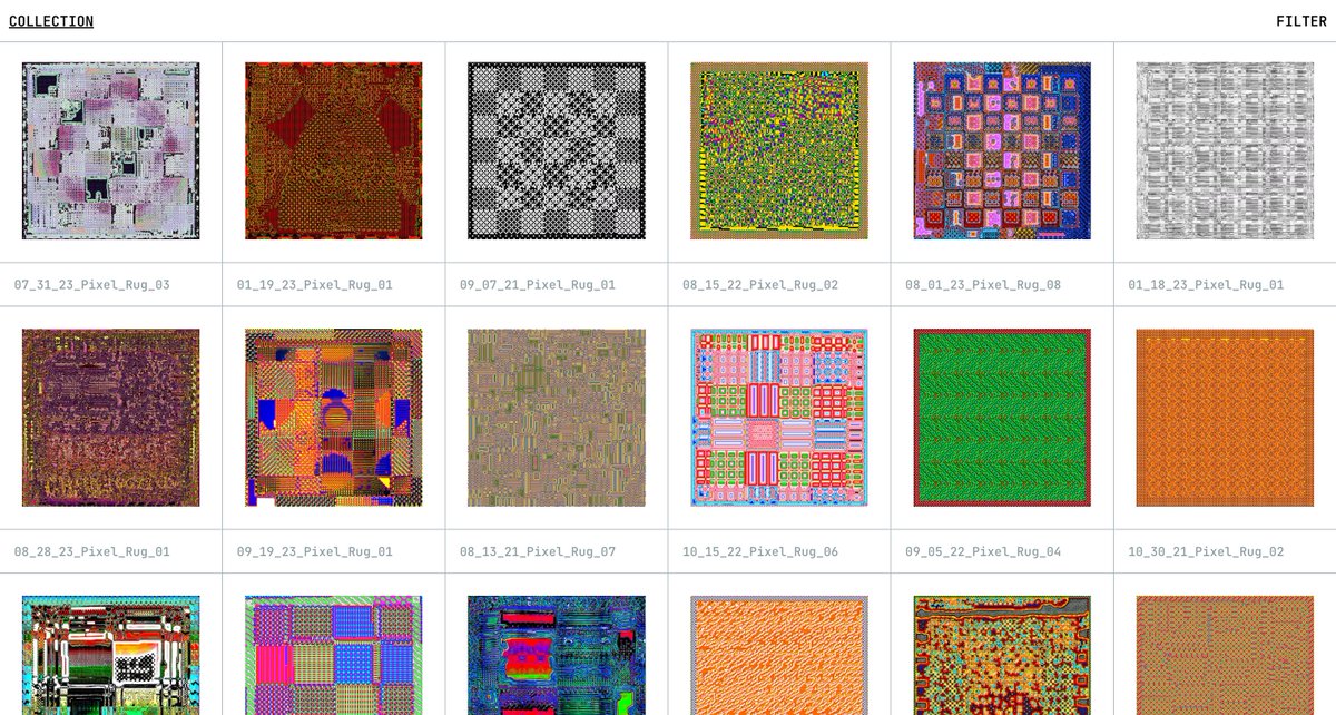 thefunnyguys.eth/tez (@thefunnyguysnft) on Twitter photo Been working on a new digital art marketplace, to be rolled out soon
<a href="/travess/">Travess Smalley</a>'s Pixel Rugs looking good on it :) Been working on a new digital art marketplace, to be rolled out soon
<a href="/travess/">Travess Smalley</a>'s Pixel Rugs looking good on it :)