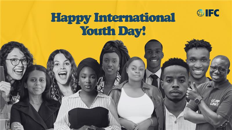IFCAfrica's tweet photo. Young people are key to building better economies. This #YouthDay, catch our Instagram takeover featuring bold young leaders sharing their vision for inclusive opportunities. Follow &amp; get inspired! https://t.co/62WwWjaTRH #IFCYouthTakeover https://t.co/gyRK0XHgWP