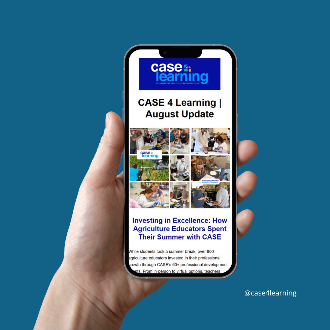 August’s temperature is bringing some heat, but so is our August newsletter!

Check out our newsletter to catch the latest news from CASE!

Newsletter Link 👉
conta.cc/45mhnlc

#ExperienceCASE #TeachCASE
#CASECurriculum #CASE4Learning