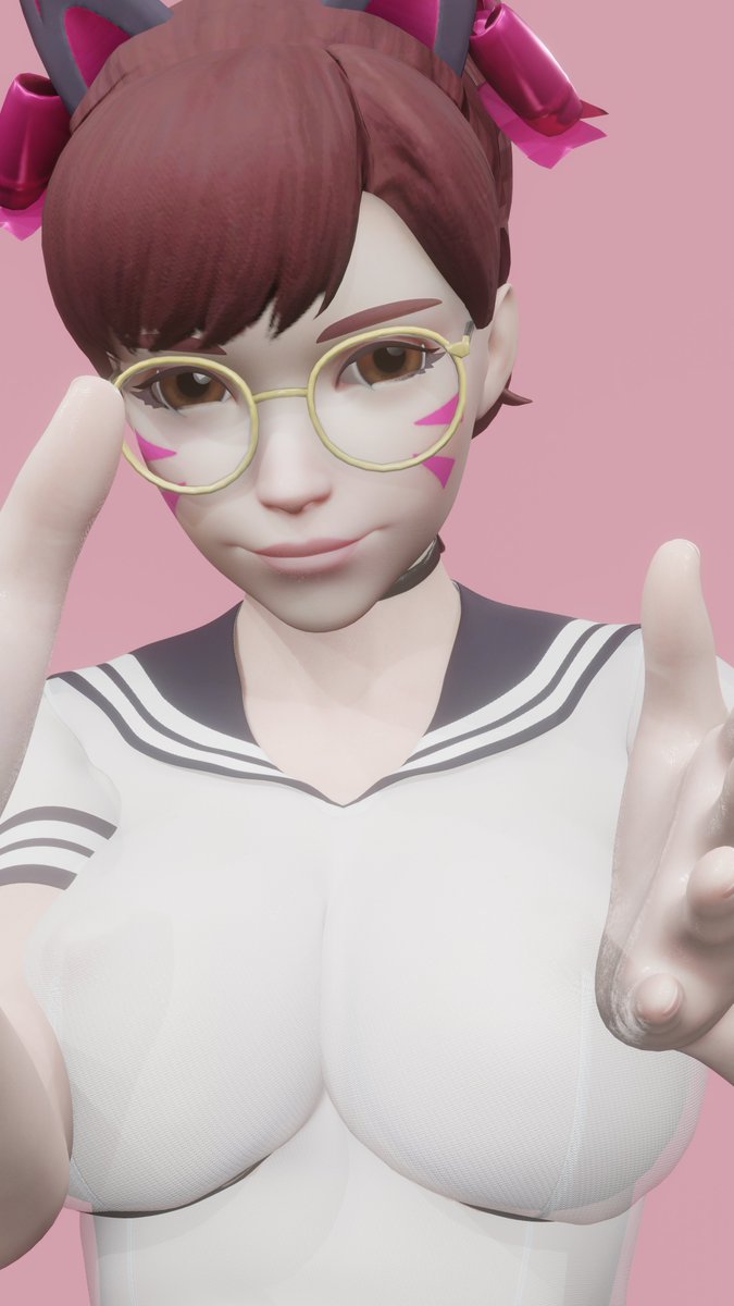 ichigo_fantasy_'s tweet photo. idk why but now i want to hug you come here ♥

#dva #digital #blender #Overwatch2 #3dart https://t.co/JcmcYIzVBP