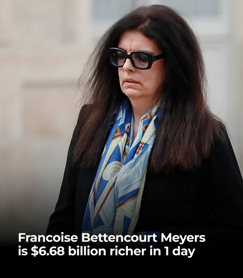 FranoiseMeyers's tweet photo. Francoise Bettencourt Meyers, L’Oréal heiress and one of the world’s wealthiest individuals, saw her fortune increase by $6.68 billion in a single day after L’Oréal shares rose sharply on the back of stronger-than-expected quarterly earnings. https://t.co/ukZUsY8RGY