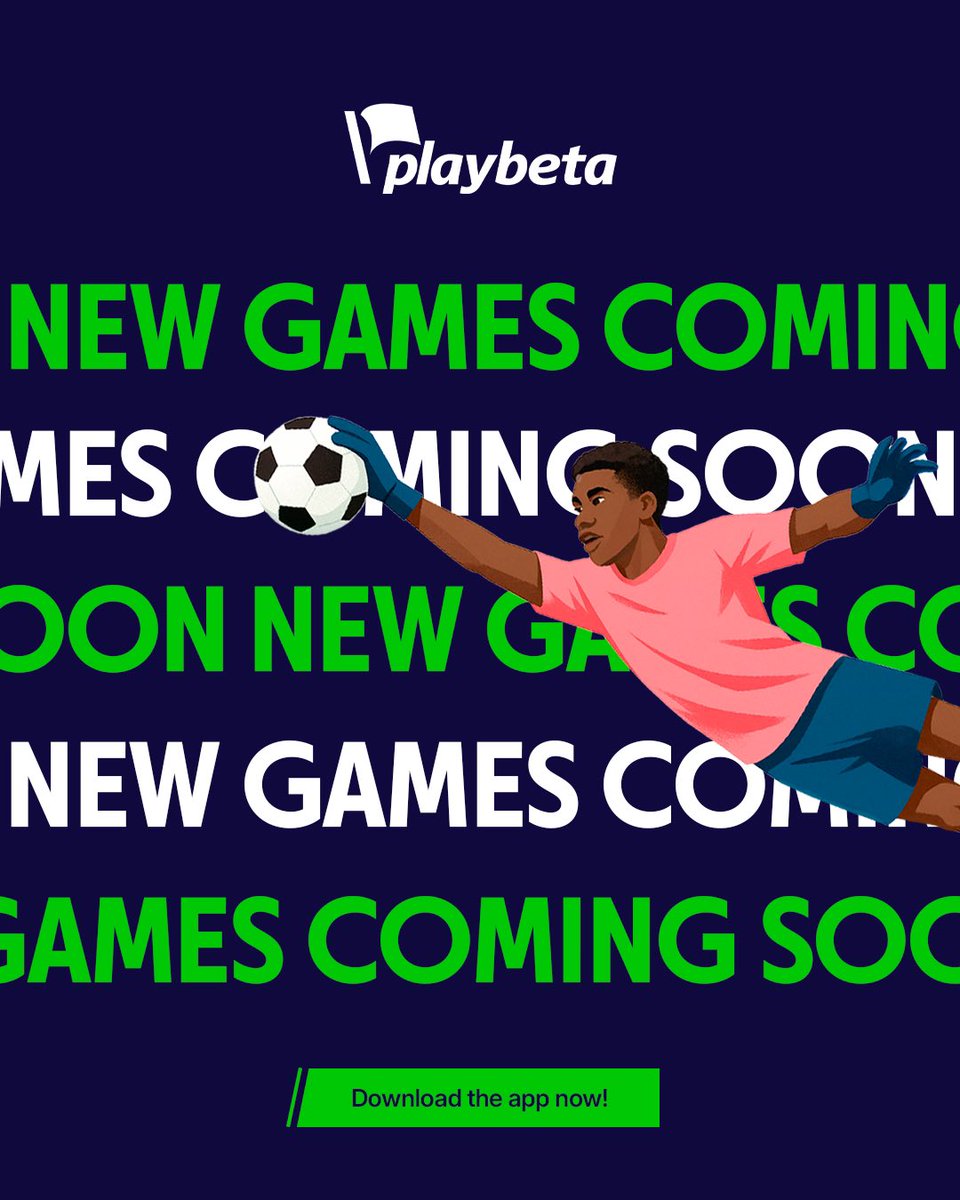 playbeta_hq's tweet photo. Bringing new games with great offers to a pitch near you in September 🗓️

Your next game is calling, access our upcoming games through the Playbeta app 📱

Gather your crew and download now on iOS and Android: https://t.co/JSIlUaEPiP

#Playbeta https://t.co/rI3dRAlXLS