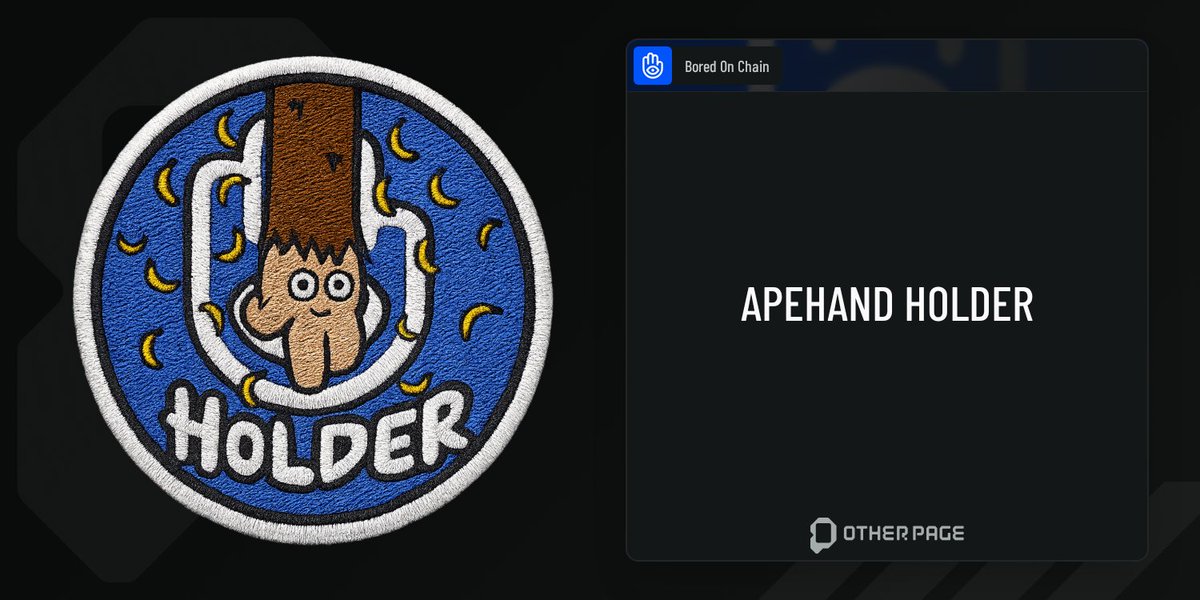 Bored On ApeChain (@boredonchain) on Twitter photo Giveaway πποΈ
If you've already got your βApeHand Holderβ badge on Other Page
it's your lucky day because we're giving away one of these four NFTs from <a href="/ApeChainHUB/">ApeChainHUB</a> to four of you
<a href="/SkulKritters/">SkulKritters</a> #2372
<a href="/TypicalTigerNFT/">Typical Tigers π―</a> #1471
<a href="/GobsKennelClub/">GKC</a> #994
<a href="/SoulKarmaNFT/">Soul Karma</a> gm #707
The Giveaway πποΈ
If you've already got your βApeHand Holderβ badge on Other Page
it's your lucky day because we're giving away one of these four NFTs from <a href="/ApeChainHUB/">ApeChainHUB</a> to four of you
<a href="/SkulKritters/">SkulKritters</a> #2372
<a href="/TypicalTigerNFT/">Typical Tigers π―</a> #1471
<a href="/GobsKennelClub/">GKC</a> #994
<a href="/SoulKarmaNFT/">Soul Karma</a> gm #707
The
