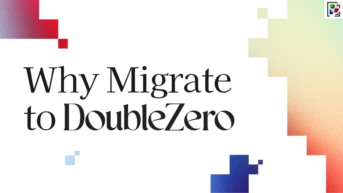 Why migrate to @DoubleZero? 

It’s simple: a faster, robust, and wider internet helps the whole @Solana community be more efficient, decentralized, and profitable. 

Here’s why... ↓🧵