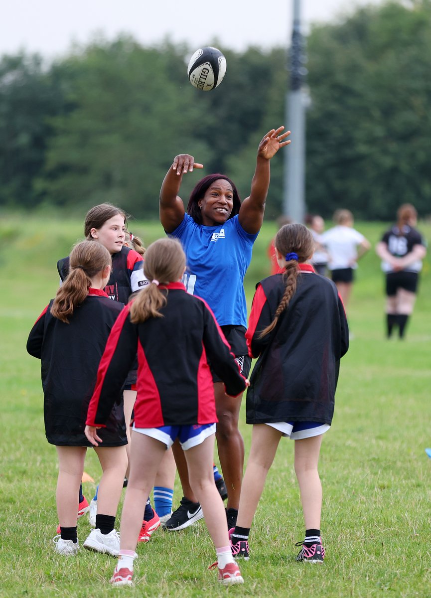 We’ve been catching up with <a href="/MaggieAlphonsi/">Maggie Alphonsi MBE</a> MBE today to talk all things coaching, girls' participation in rugby 🏉 and #RWC2025 at <a href="/broughtonparkfc/">Broughton Park Rugby</a>

Keep your 👀 peeled for more news from the former <a href="/RedRosesRugby/">Red Roses</a> World Cup winner later this week

<a href="/playtheirway/">playtheirway</a>