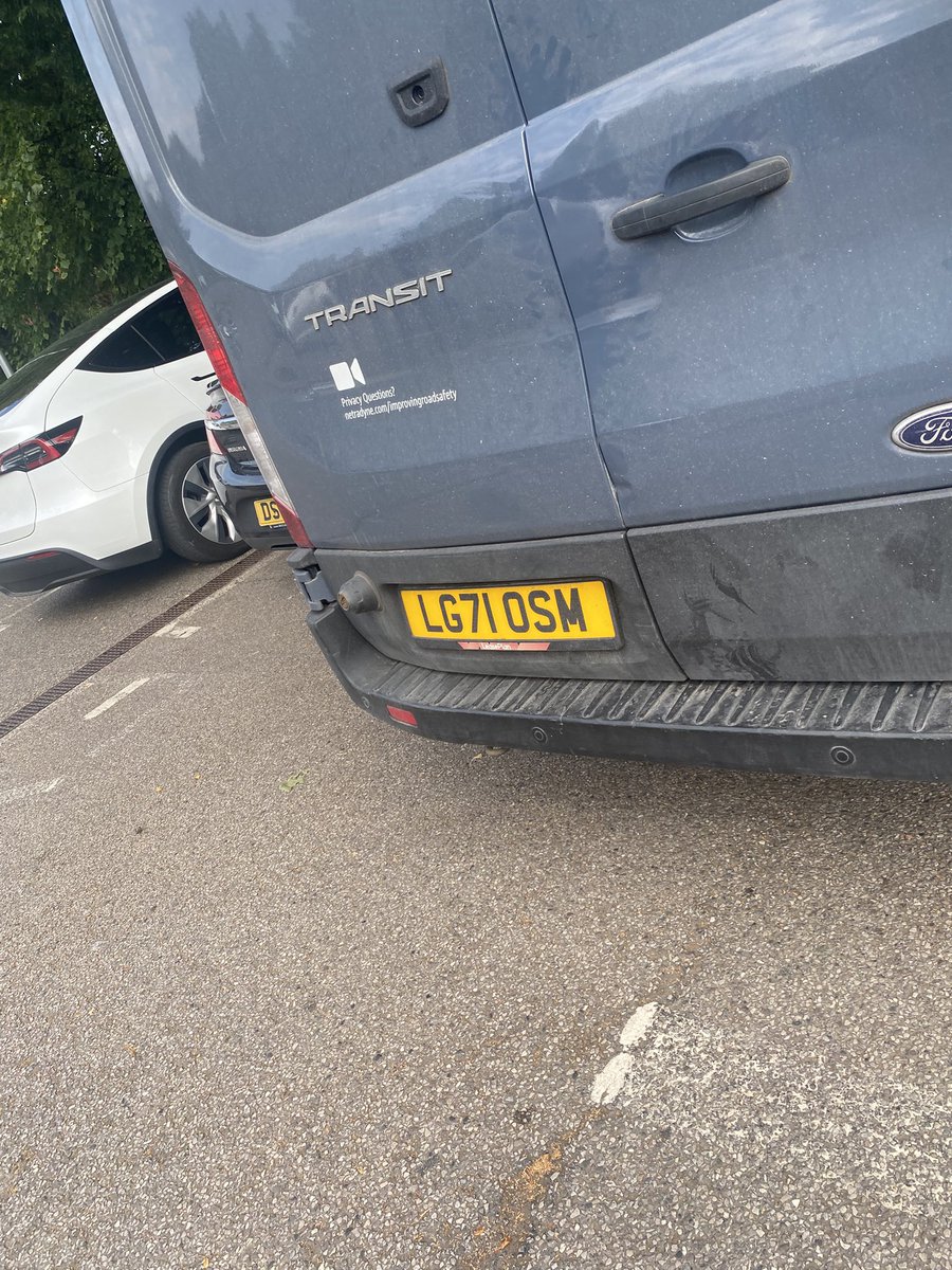 sonlittler's tweet photo. @amazon Lots of spaces in the car park at The COOP on Whalley Road, Blackburn. Yet, your driver decided to park this close to my car. Minor scratches to my car door but it’s not the point!!🤬 He attempted to get back in the van through the drivers door until I confronted him. https://t.co/sfe6DTpx6Q