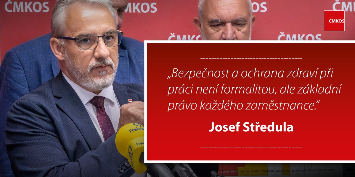ČMKOS (@odbory) on Twitter photo ☀️💧 Vysoké teploty na pracovišti mohou vážně ohrozit zdraví. Zaměstnavatelé musí rizika vyhodnocovat a přijímat účinná opatření – stínění, klimatizace, přestávky, ochranné nápoje 🚰.
Více zde: 1url.cz/fJaze
#ČMKOS #BezpečnostPráce #FérovéPracovníPodmínky <a href="/JStredula/">Josef Středula</a> ☀️💧 Vysoké teploty na pracovišti mohou vážně ohrozit zdraví. Zaměstnavatelé musí rizika vyhodnocovat a přijímat účinná opatření – stínění, klimatizace, přestávky, ochranné nápoje 🚰.
Více zde: 1url.cz/fJaze
#ČMKOS #BezpečnostPráce #FérovéPracovníPodmínky <a href="/JStredula/">Josef Středula</a>